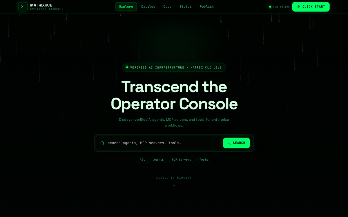 MatrixHub Cloud