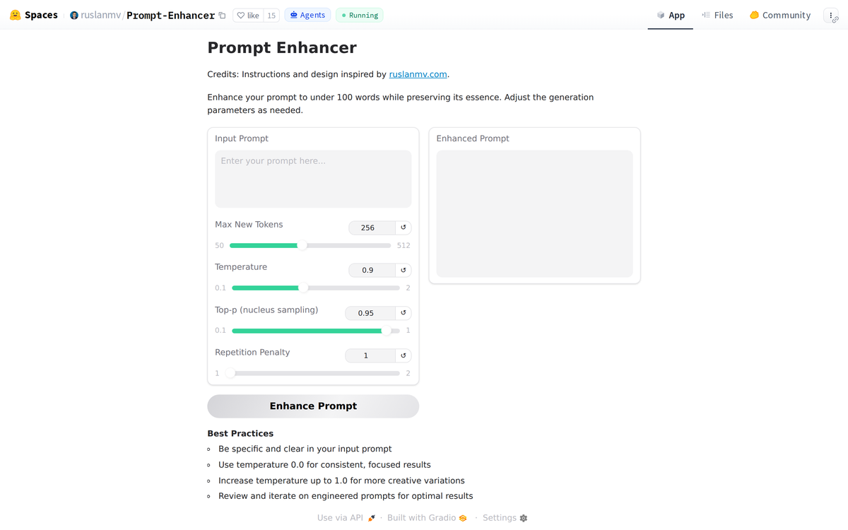 Prompt Enhancer