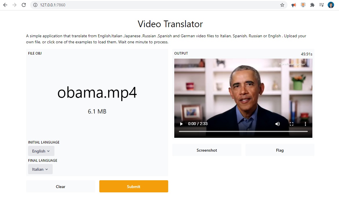 How to translate  videos?