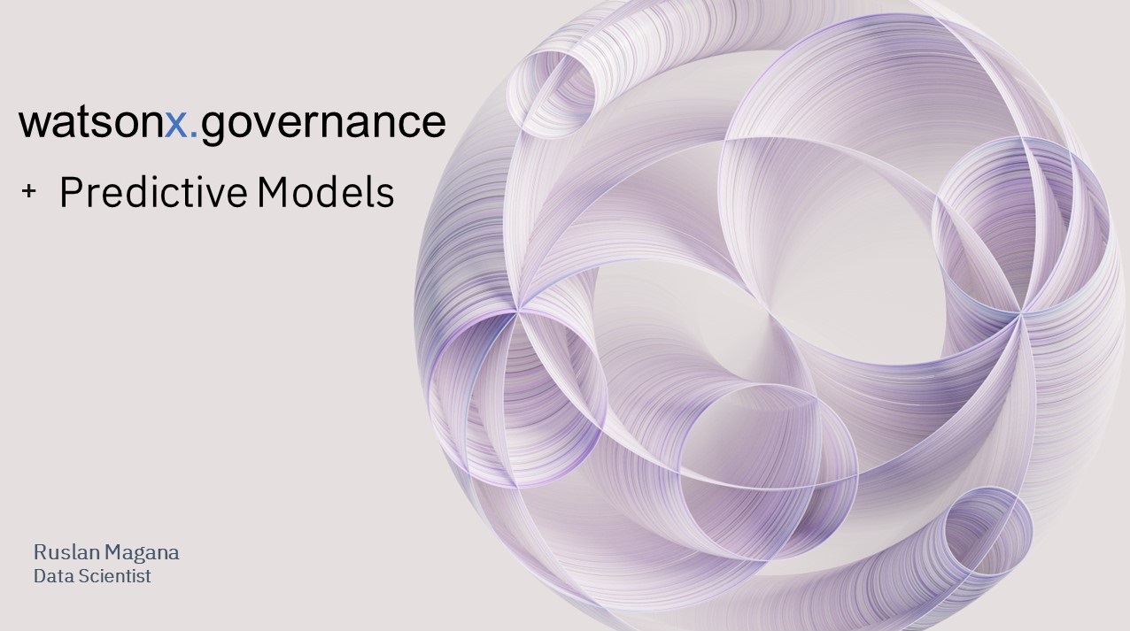 Watsonx Governance for Efficient Traditional Predictive Models
