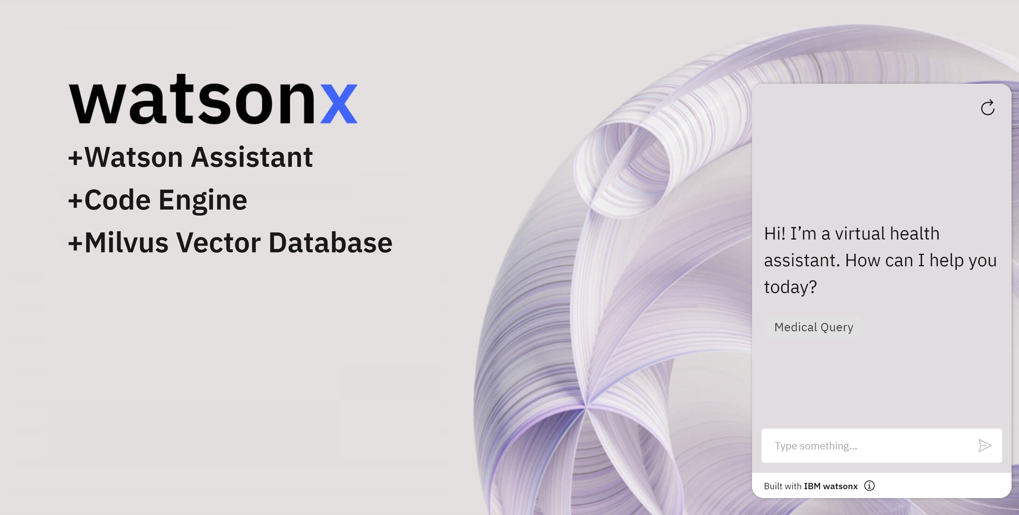Watsonx Assistant with Milvus as Vector Database